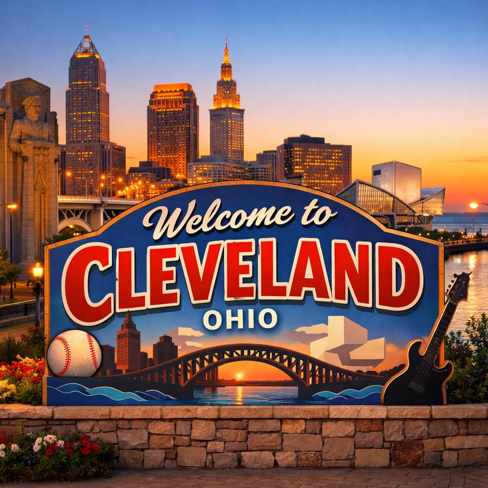 Welcome to Cleveland Sign